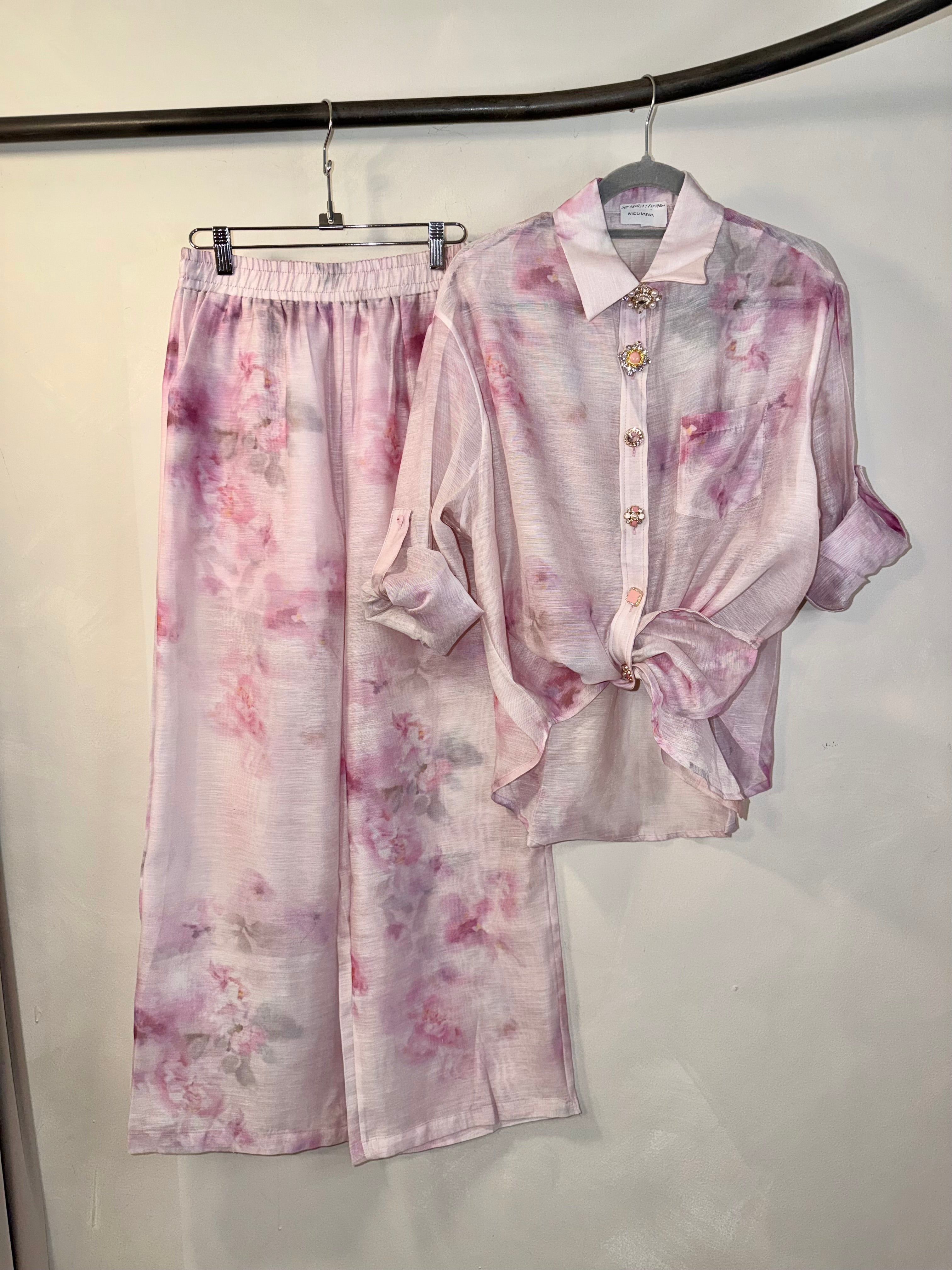 SET PANTALON CAMISA TIE DYE