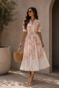 VESTIDO WONDERLAND MANGA TIRA BORDADO