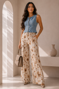 PANTALÓN FLOREADO