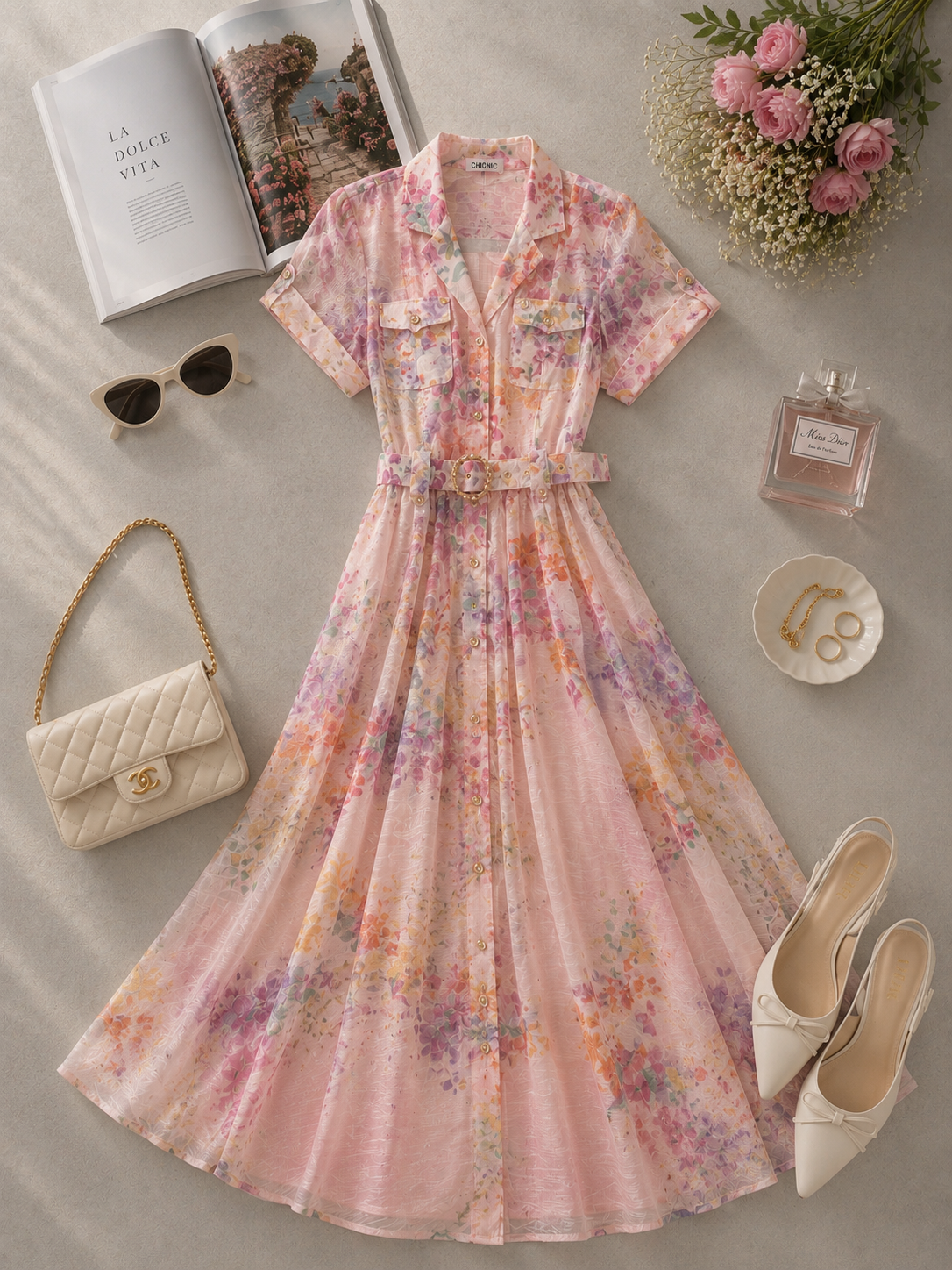 VESTIDO FLOREADO