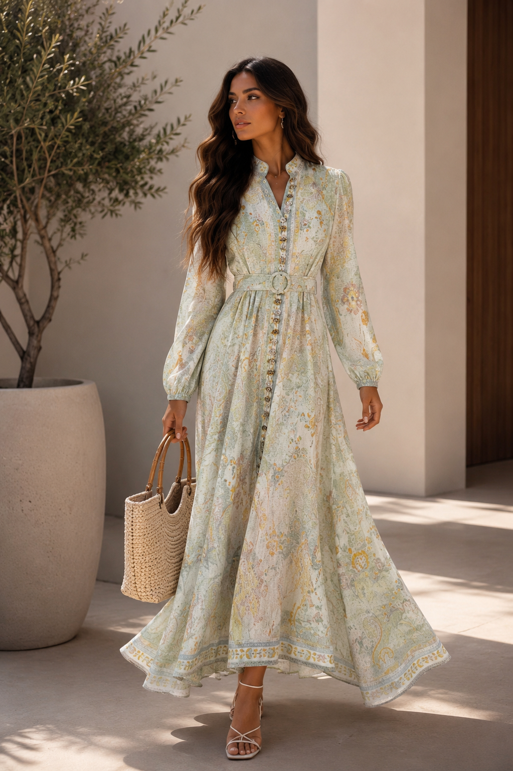 VESTIDO VINTAGE AZUL