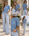 BLUSA TIPO CROCHET
