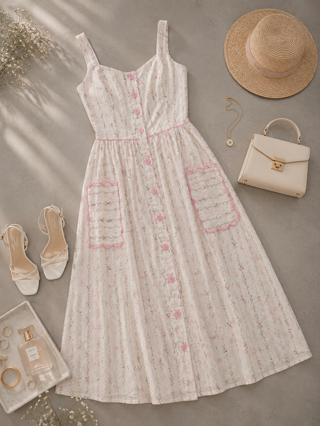 VESTIDO ALGODÓN TIRANTE