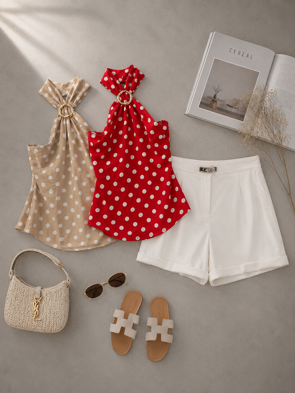 BLUSA POLKA HALTER