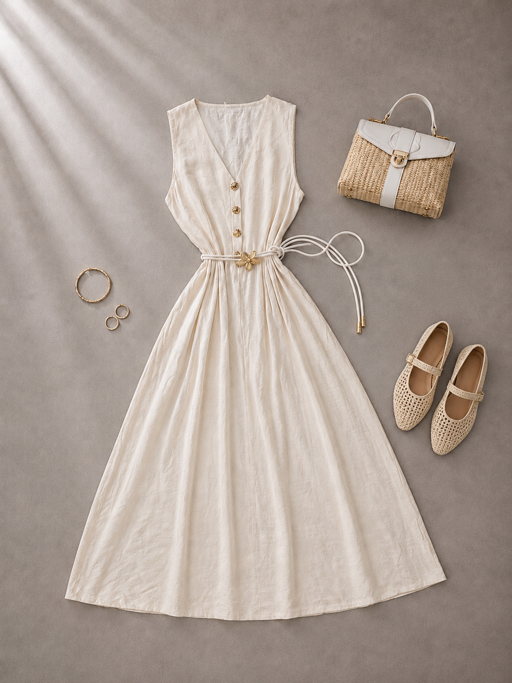 VESTIDO CINTO ESTRELLA