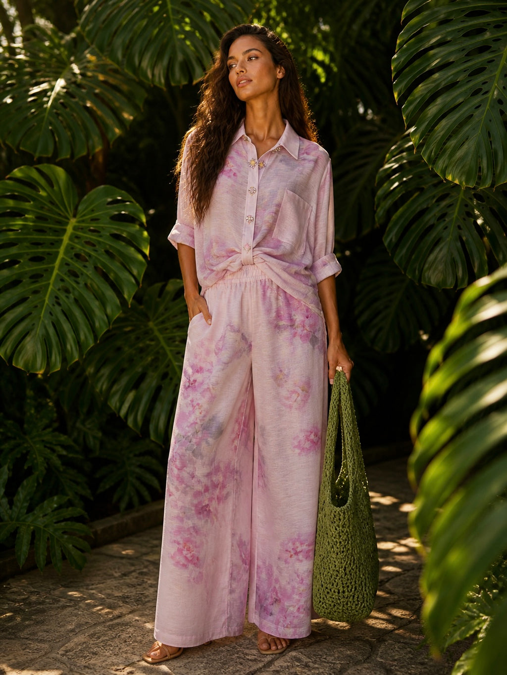 SET PANTALON CAMISA TIE DYE