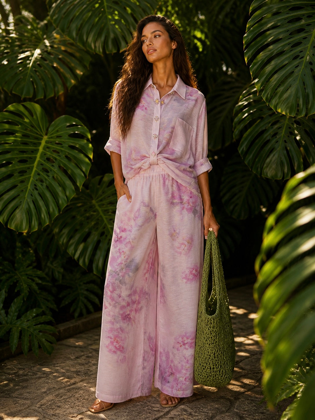 SET PANTALON CAMISA TIE DYE