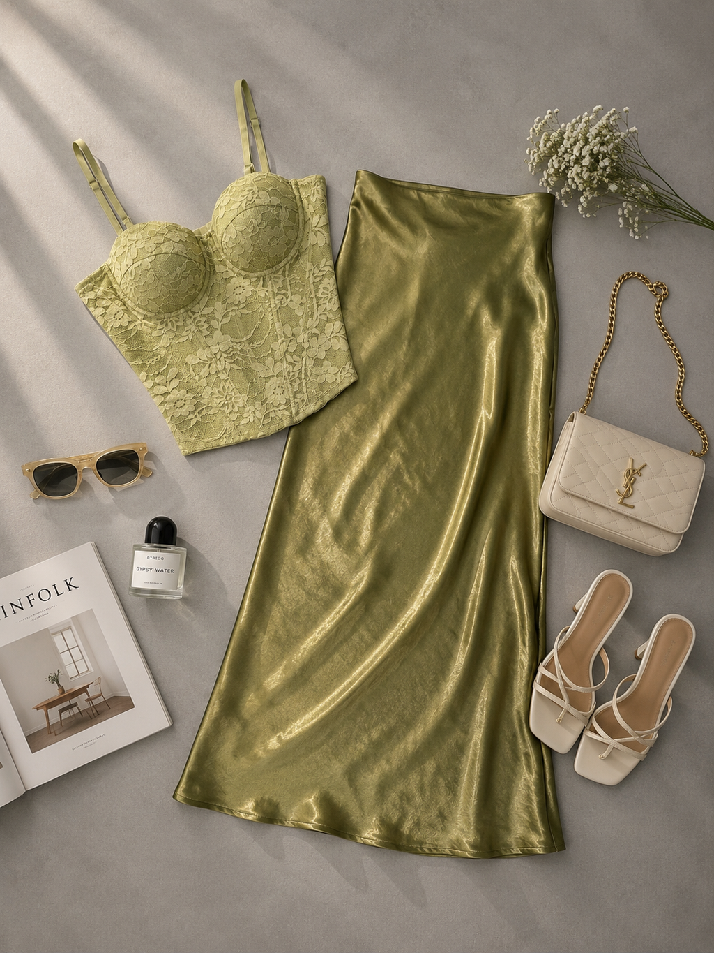 SET PREMIUM CROP Y FALDA