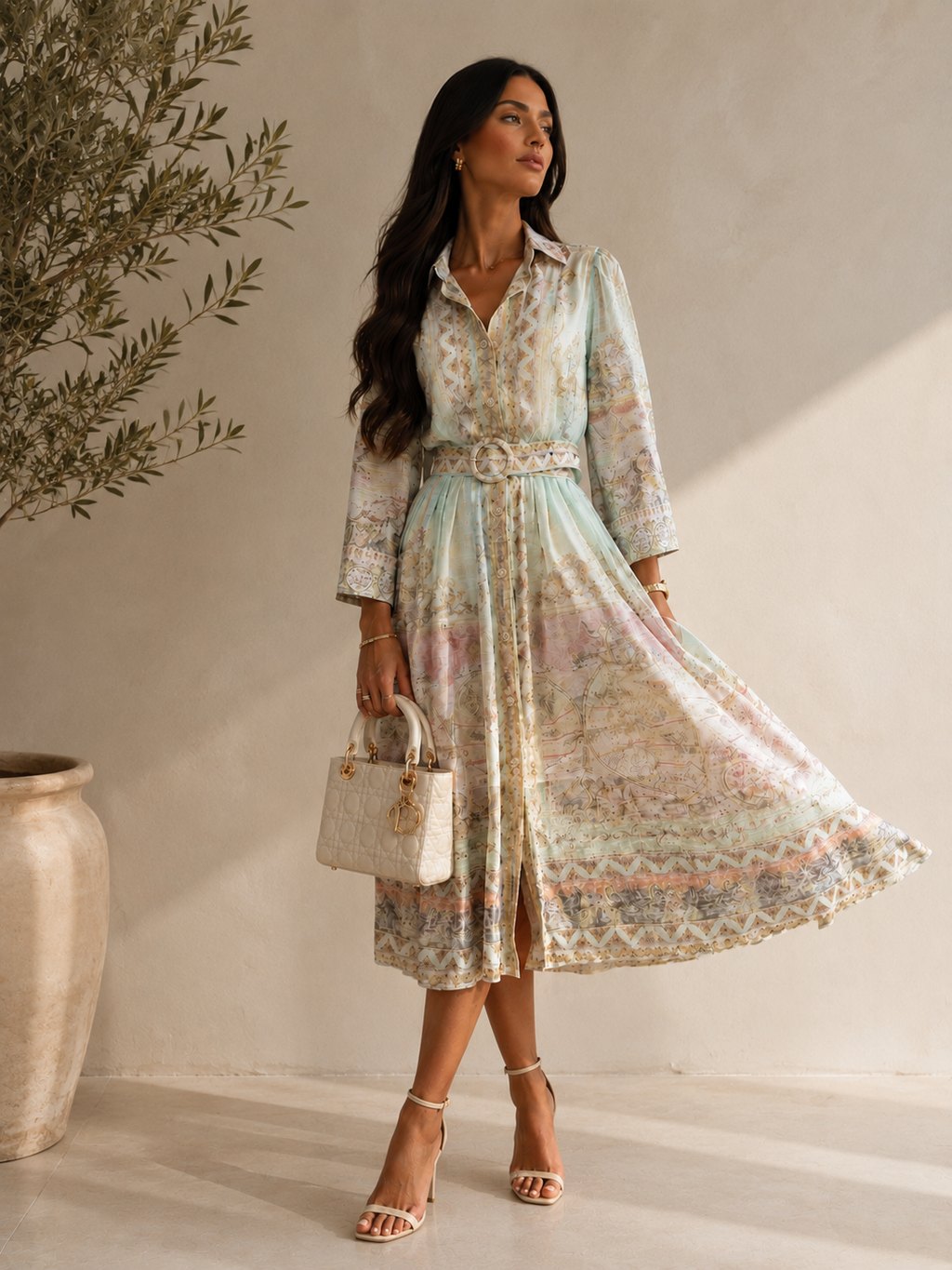 VESTIDO MENTA MAPA