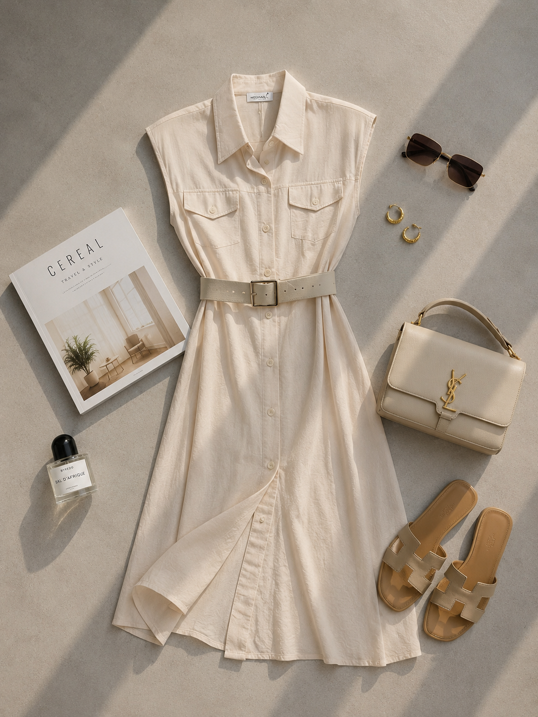 VESTIDO CORTE CAMISERO