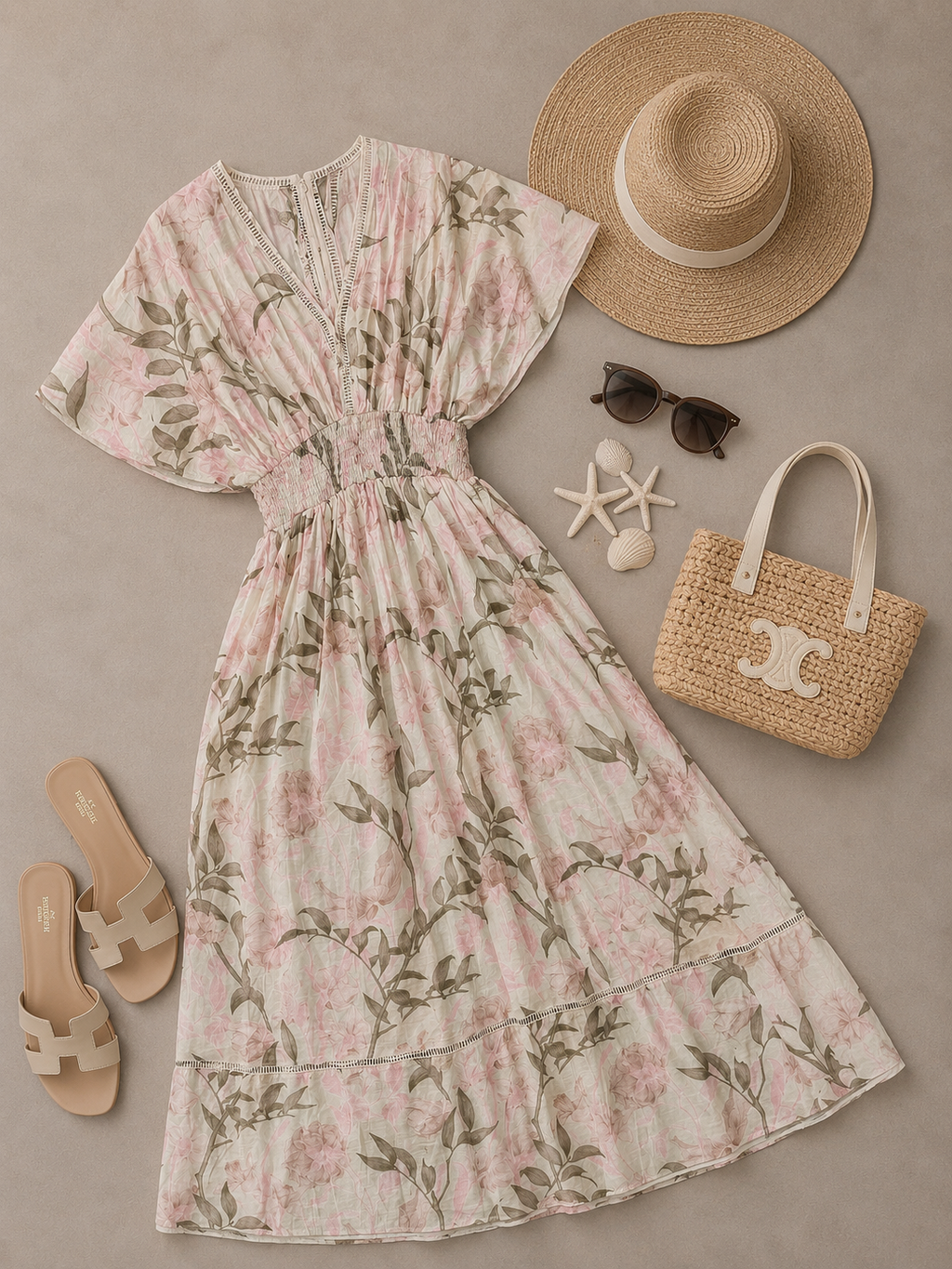 VESTIDO BOHO CHIC PASTEL
