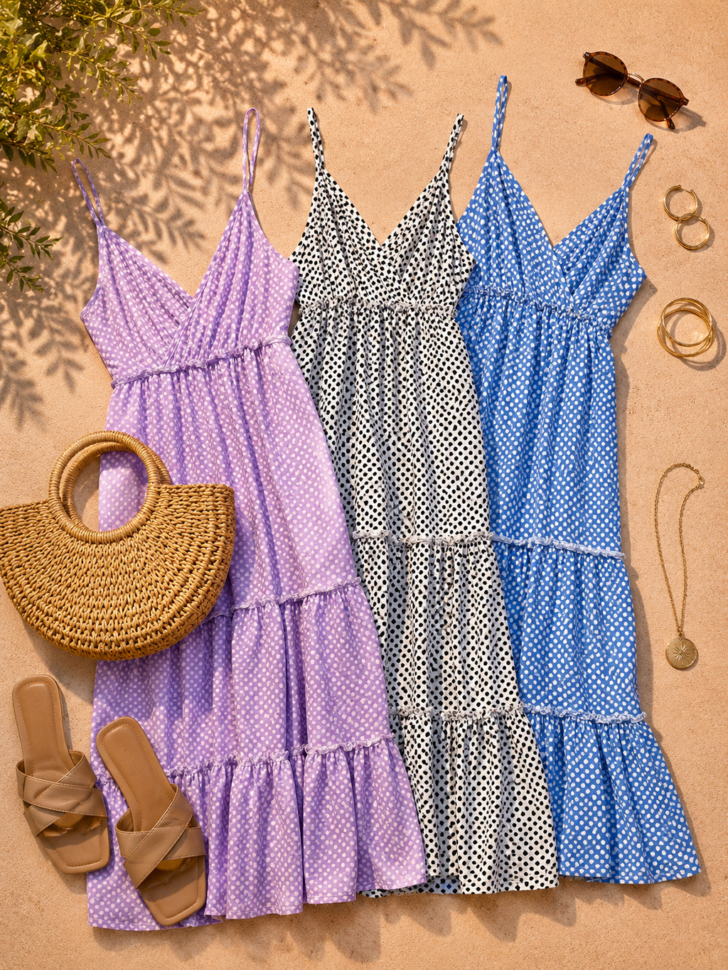 VESTIDO TIRANTE POLKA