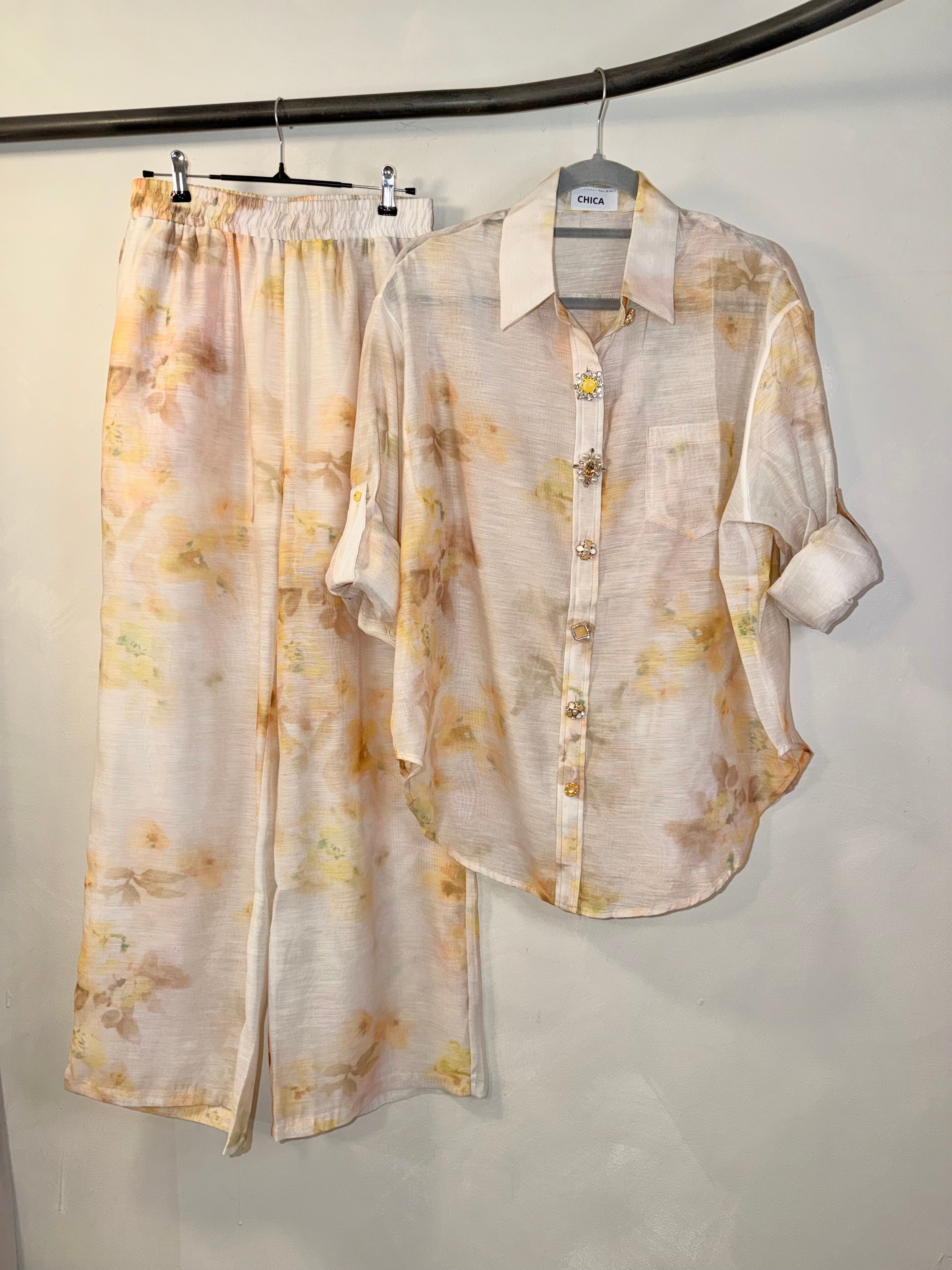 SET PANTALON CAMISA TIE DYE