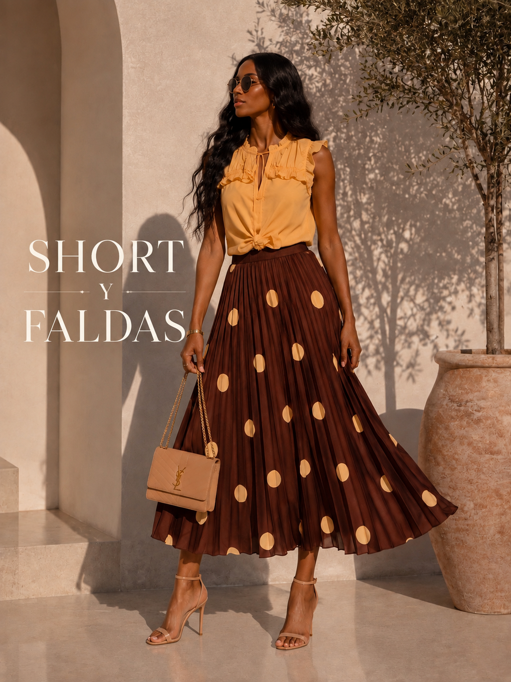 FALDA POLKA TABLEADA