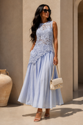 VESTIDO TIRANTE CAPA CROCHET