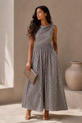 VESTIDO CUADROS VINTAGE