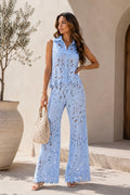 SET TIPO CROCHET SIN MANGA
