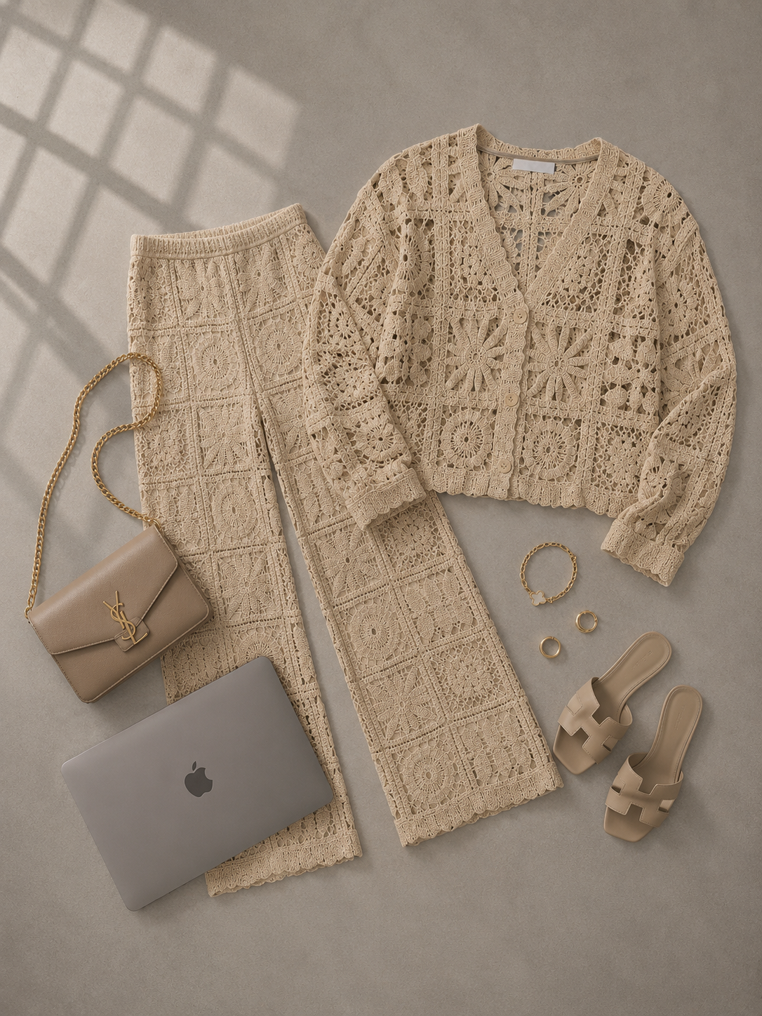 SET CROCHET PANTALON