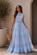 VESTIDO TIPO LINO CROCHET
