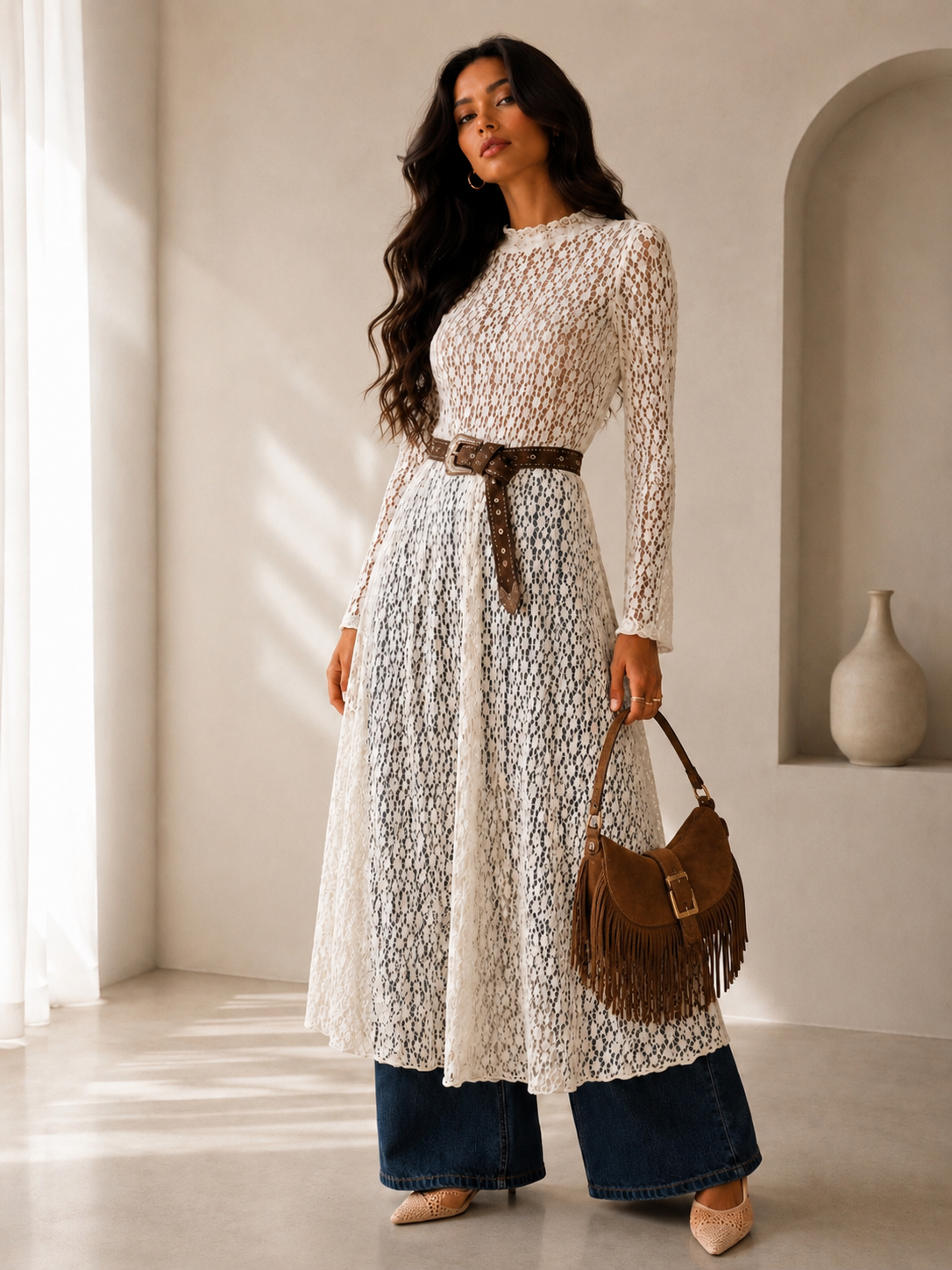 VESTIDO RED BORDADO