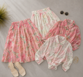 SET FALDA/CAMISA FLOREADO