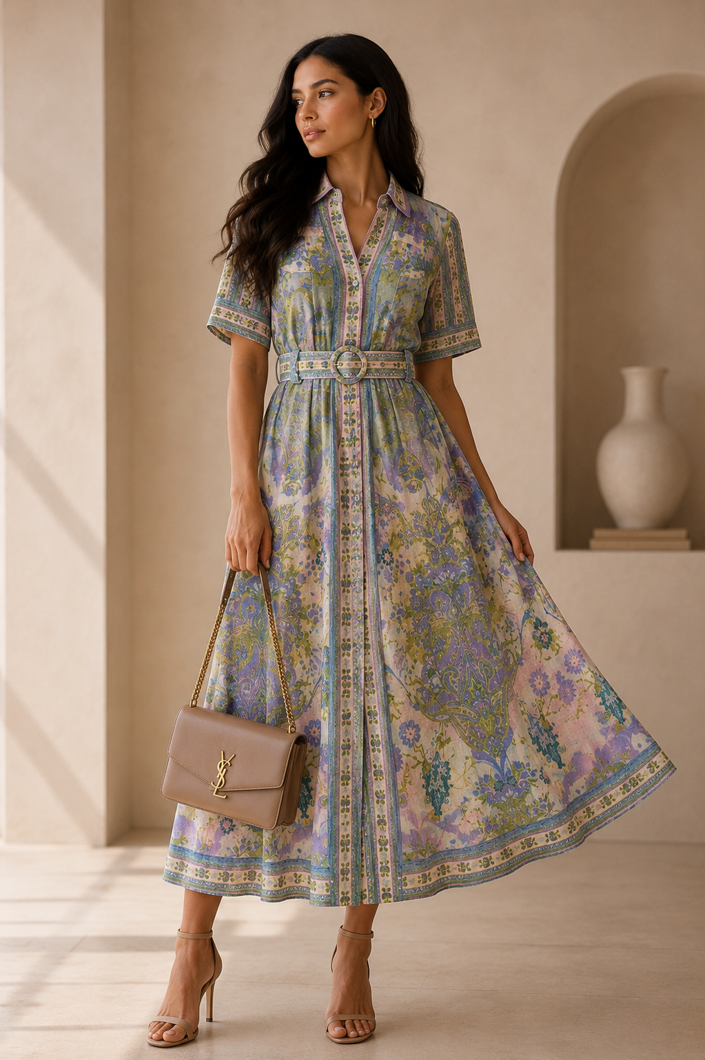 VESTIDO AZULADO