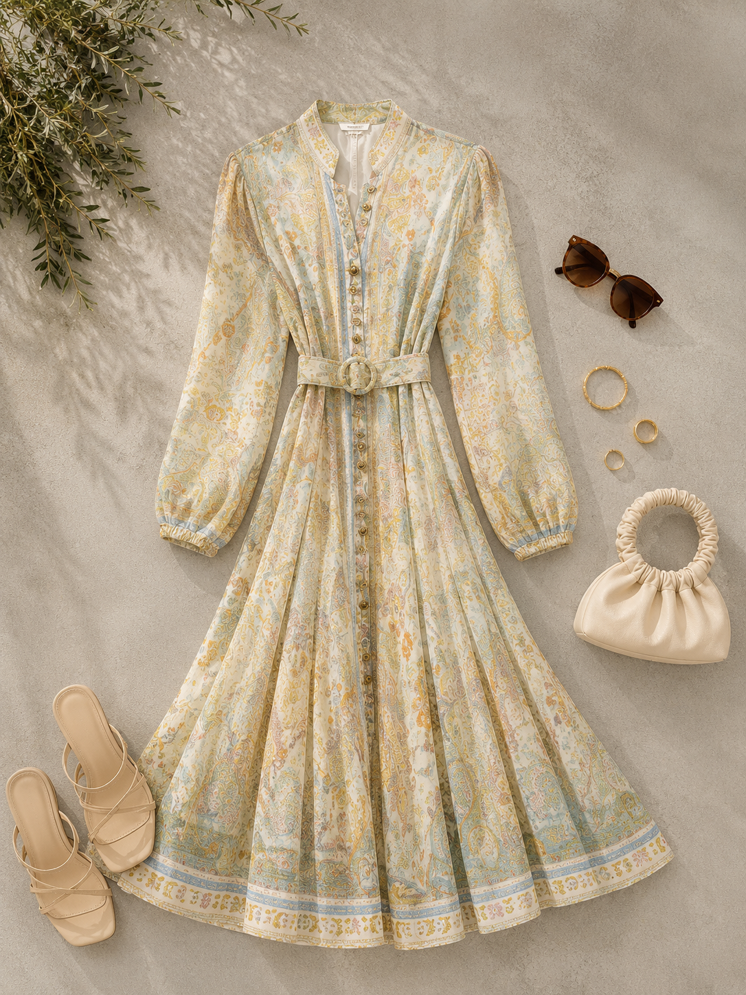 VESTIDO VINTAGE AZUL