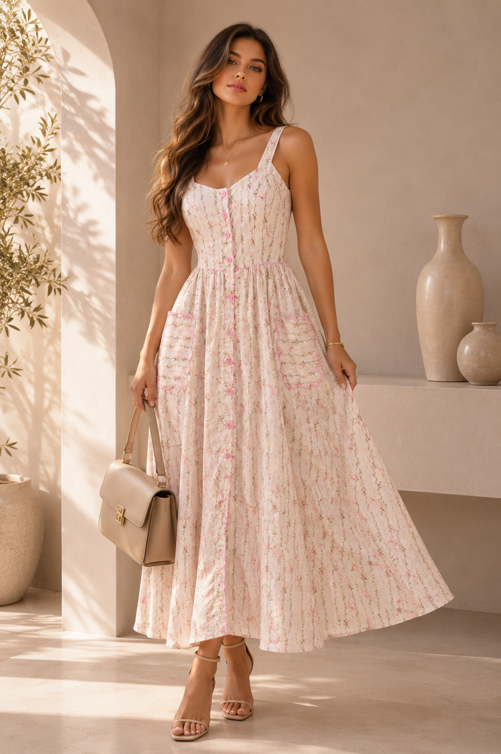 VESTIDO ALGODÓN TIRANTE