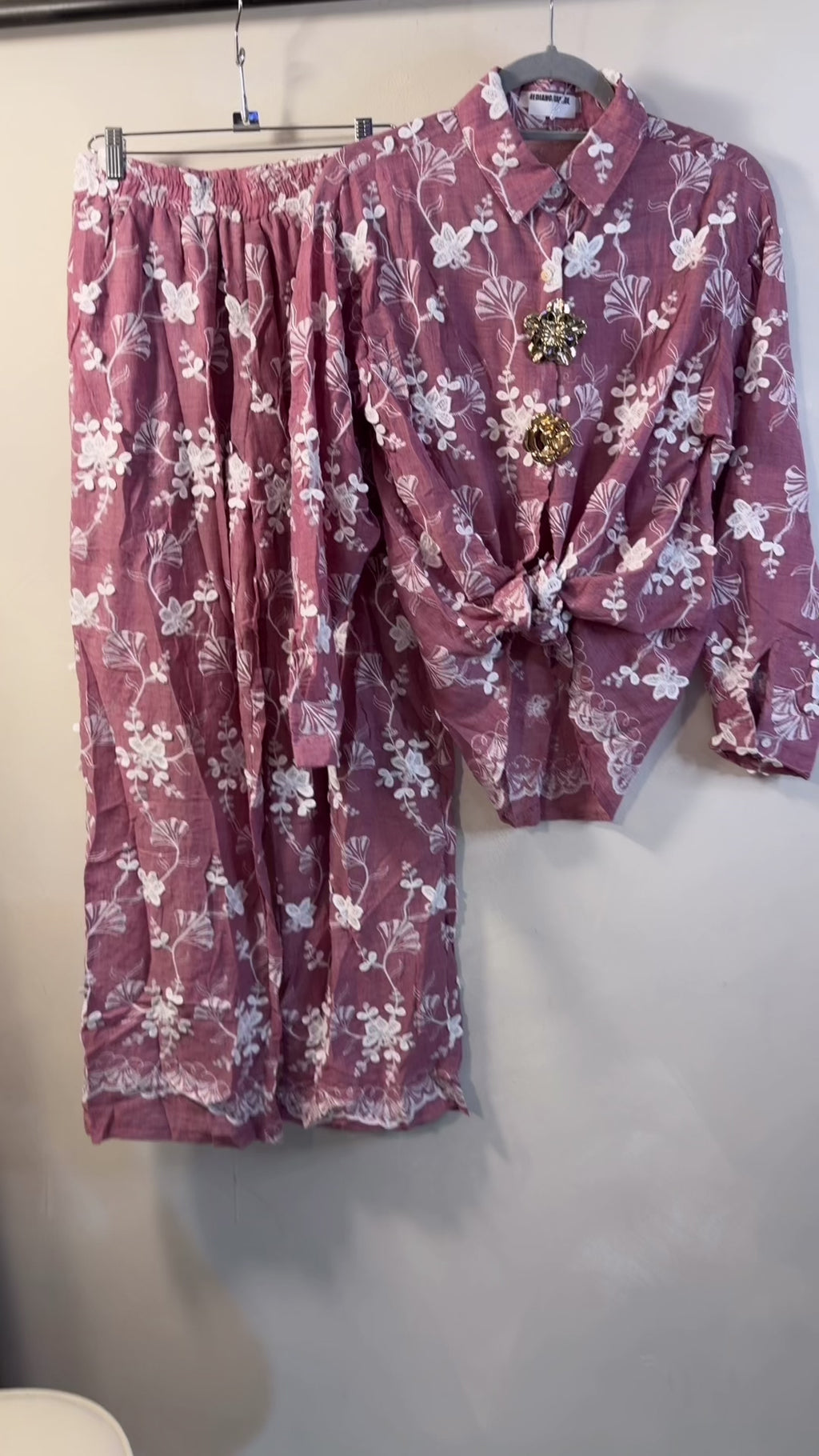 SET TINTO BORDADO