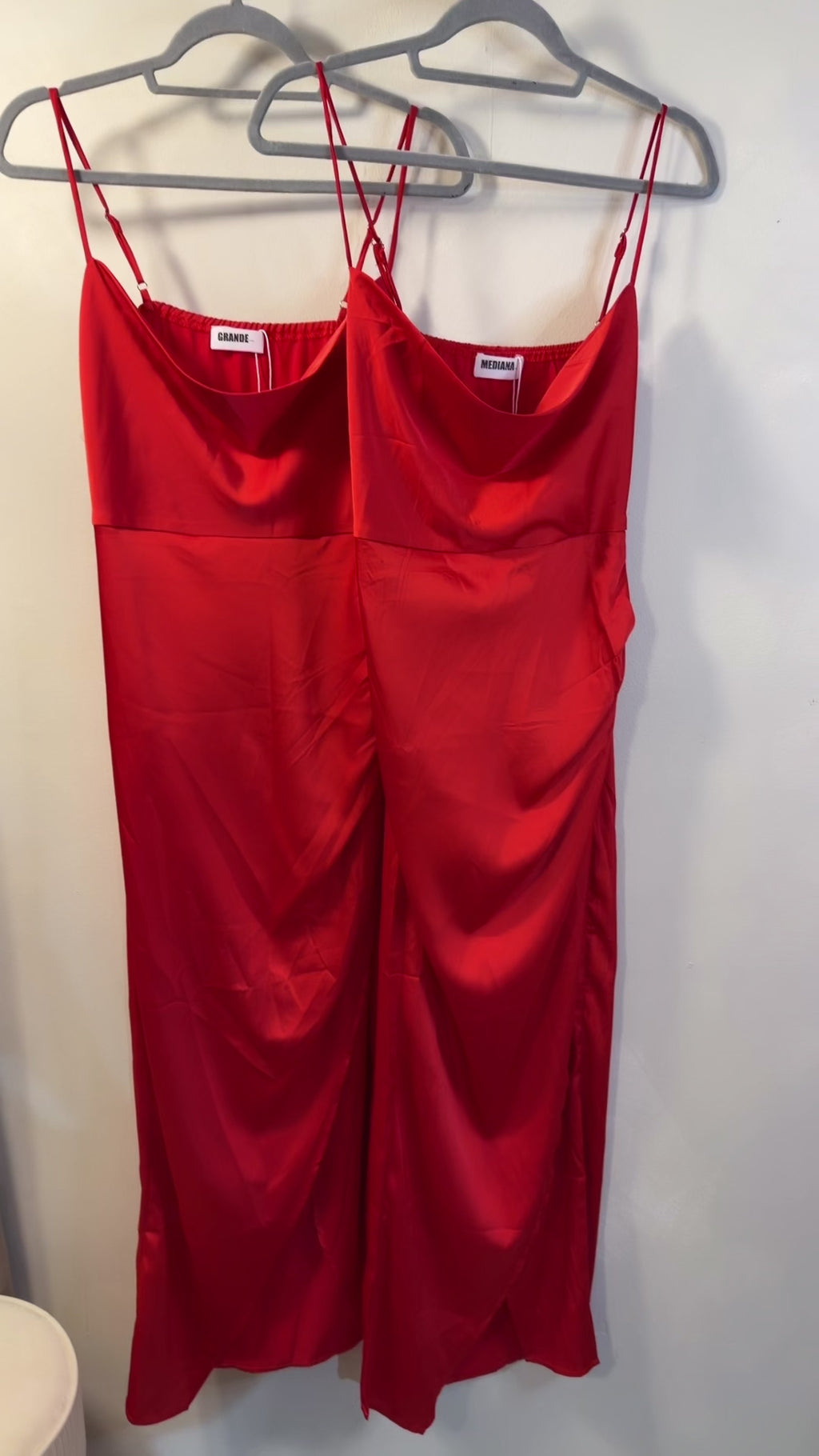 VESTIDO TIRANTE ROJO