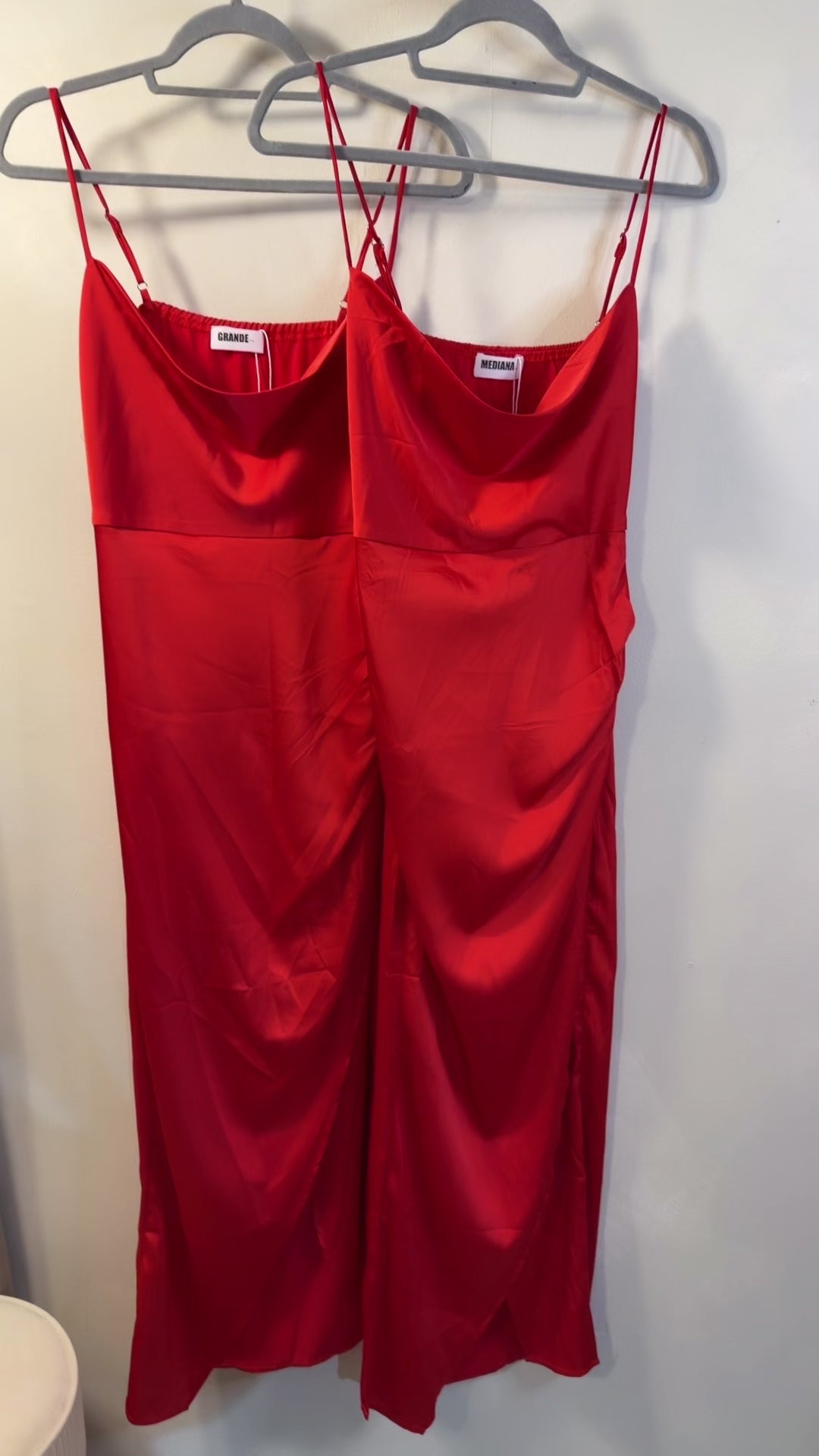 VESTIDO TIRANTE ROJO
