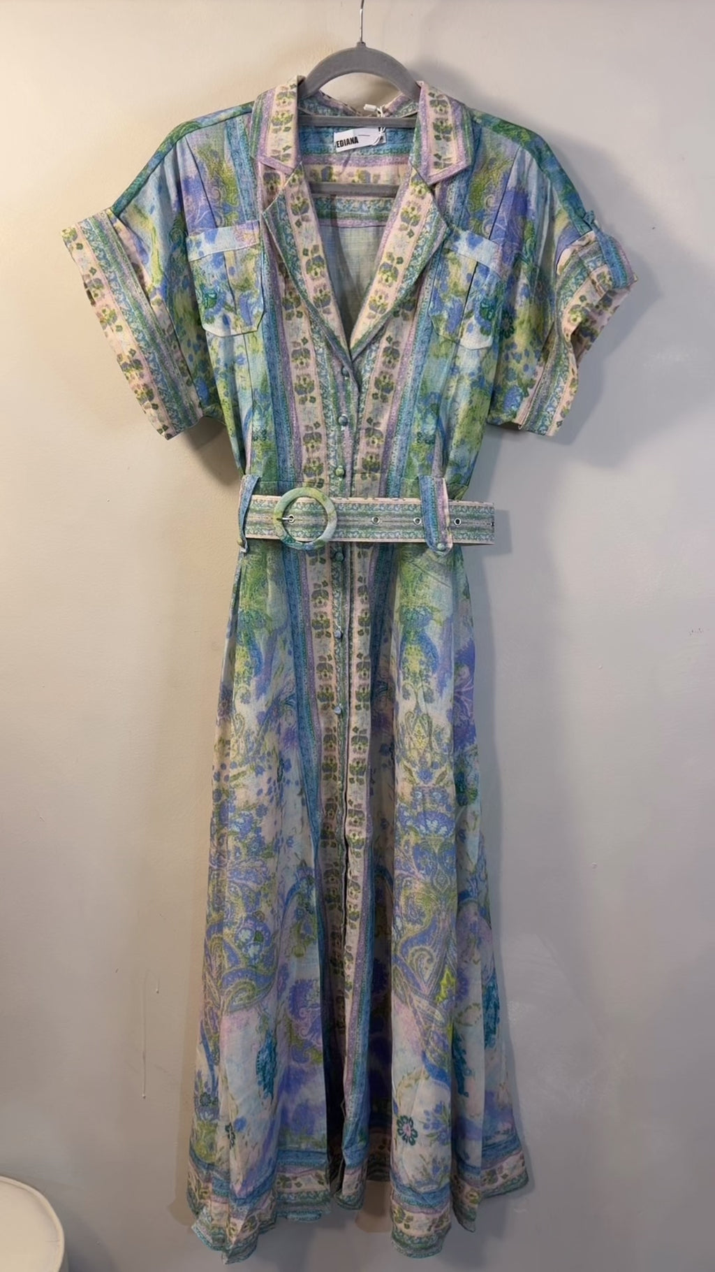 VESTIDO ESTAMPADO AZUL