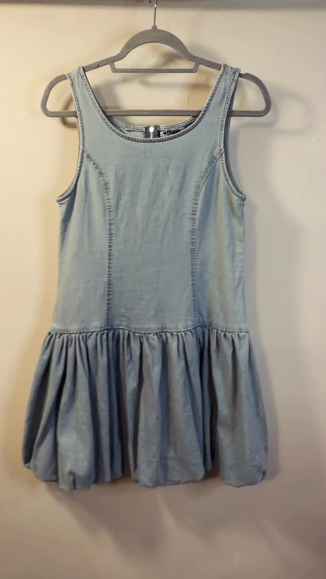 VESTIDO DENIM GLOBO