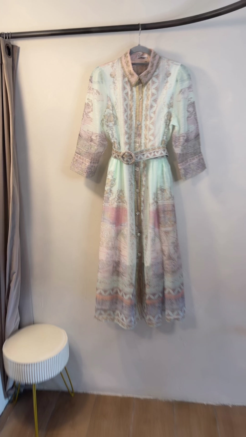 VESTIDO MENTA MAPA