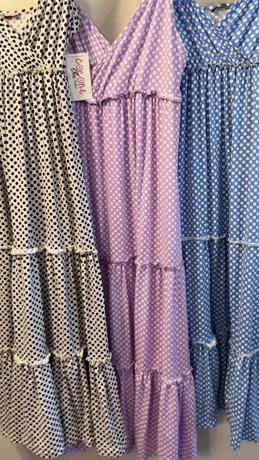 VESTIDO TIRANTE POLKA