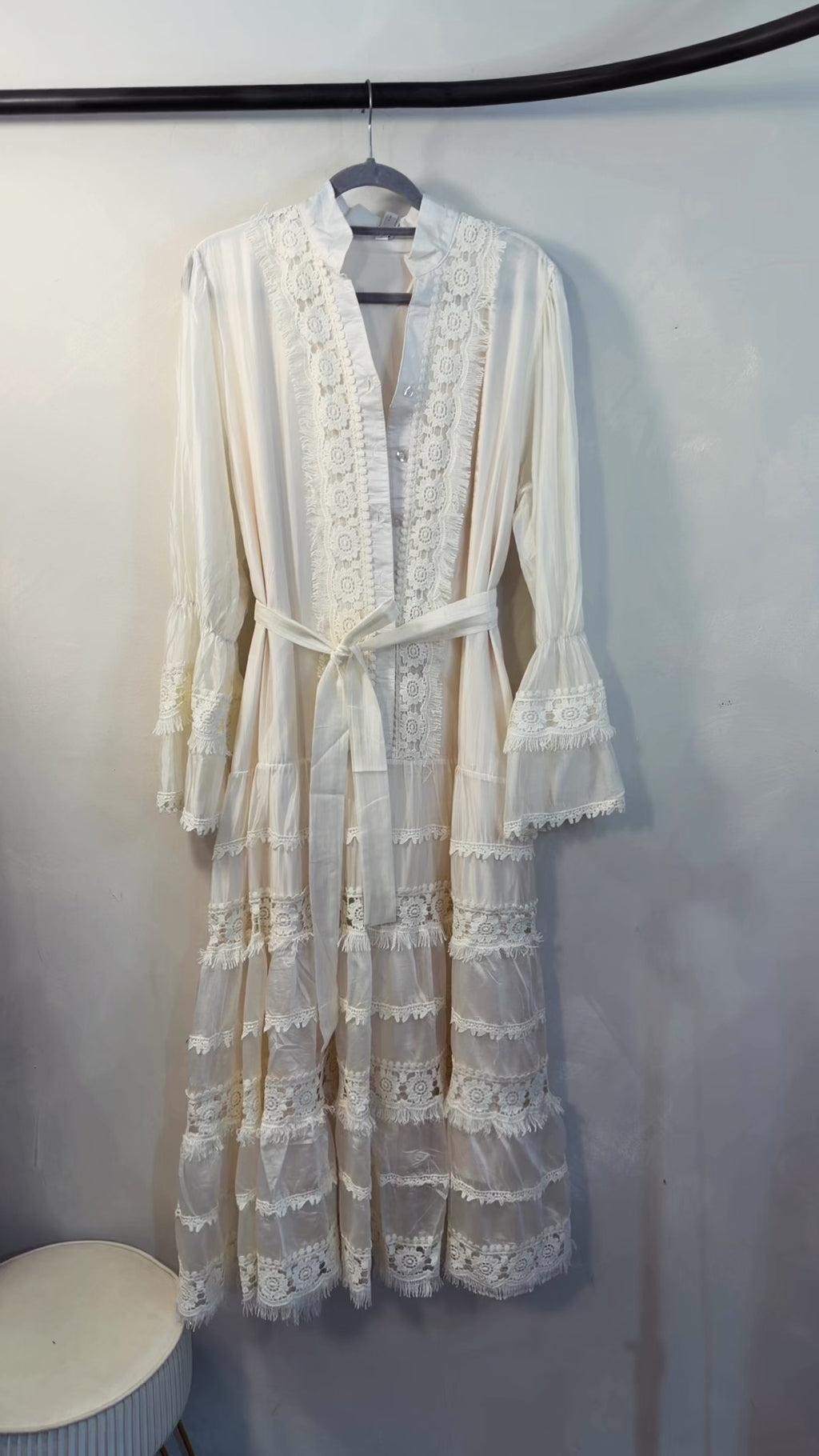 BOHO CHIC MANGA LARGA CROCHET