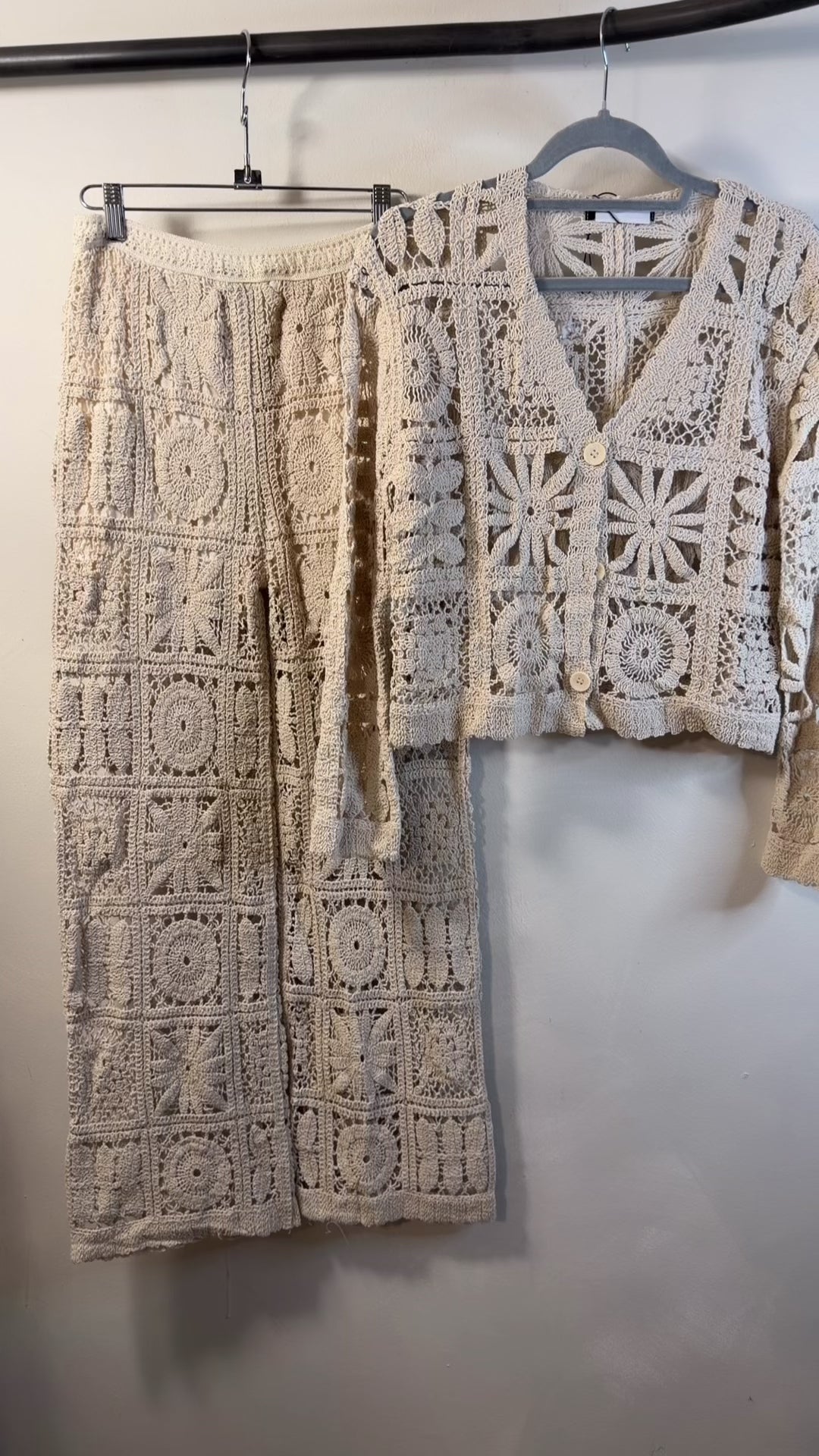 SET CROCHET PANTALON