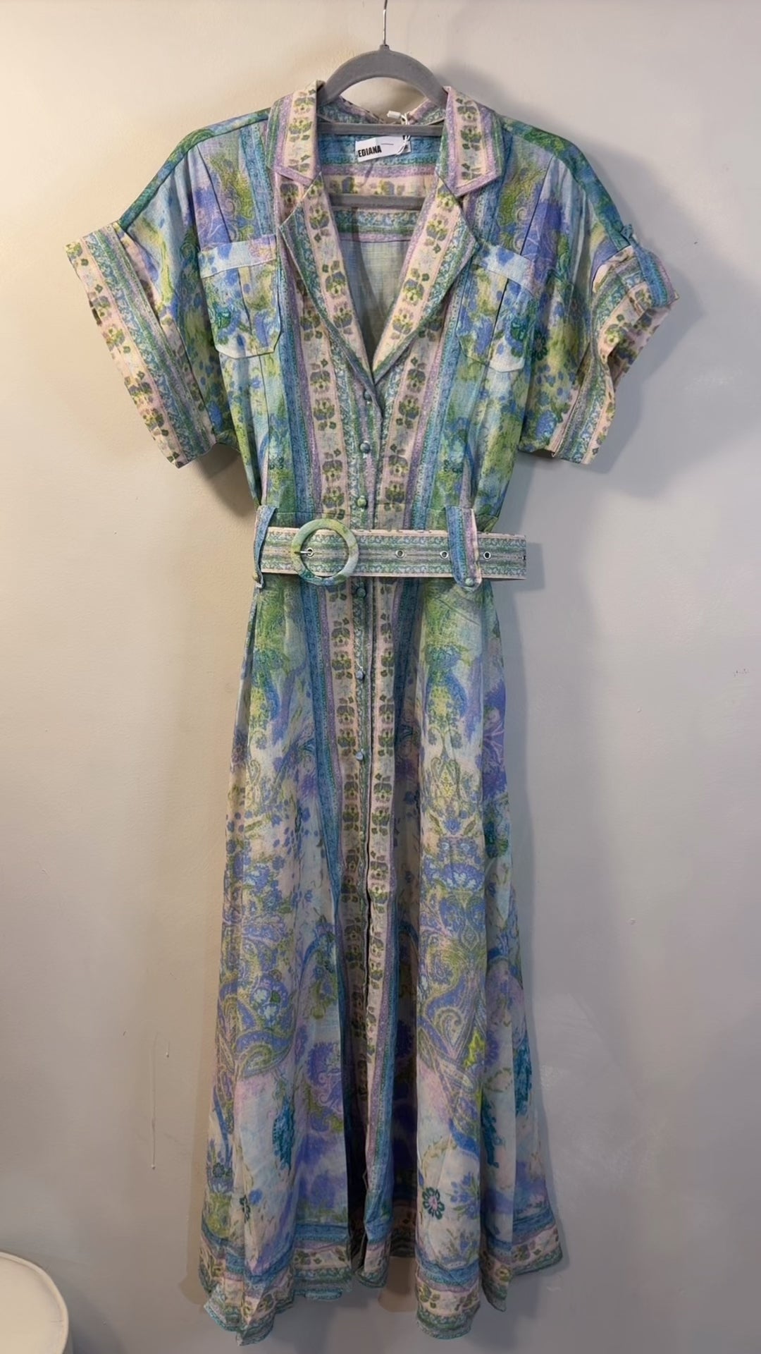 VESTIDO AZULADO