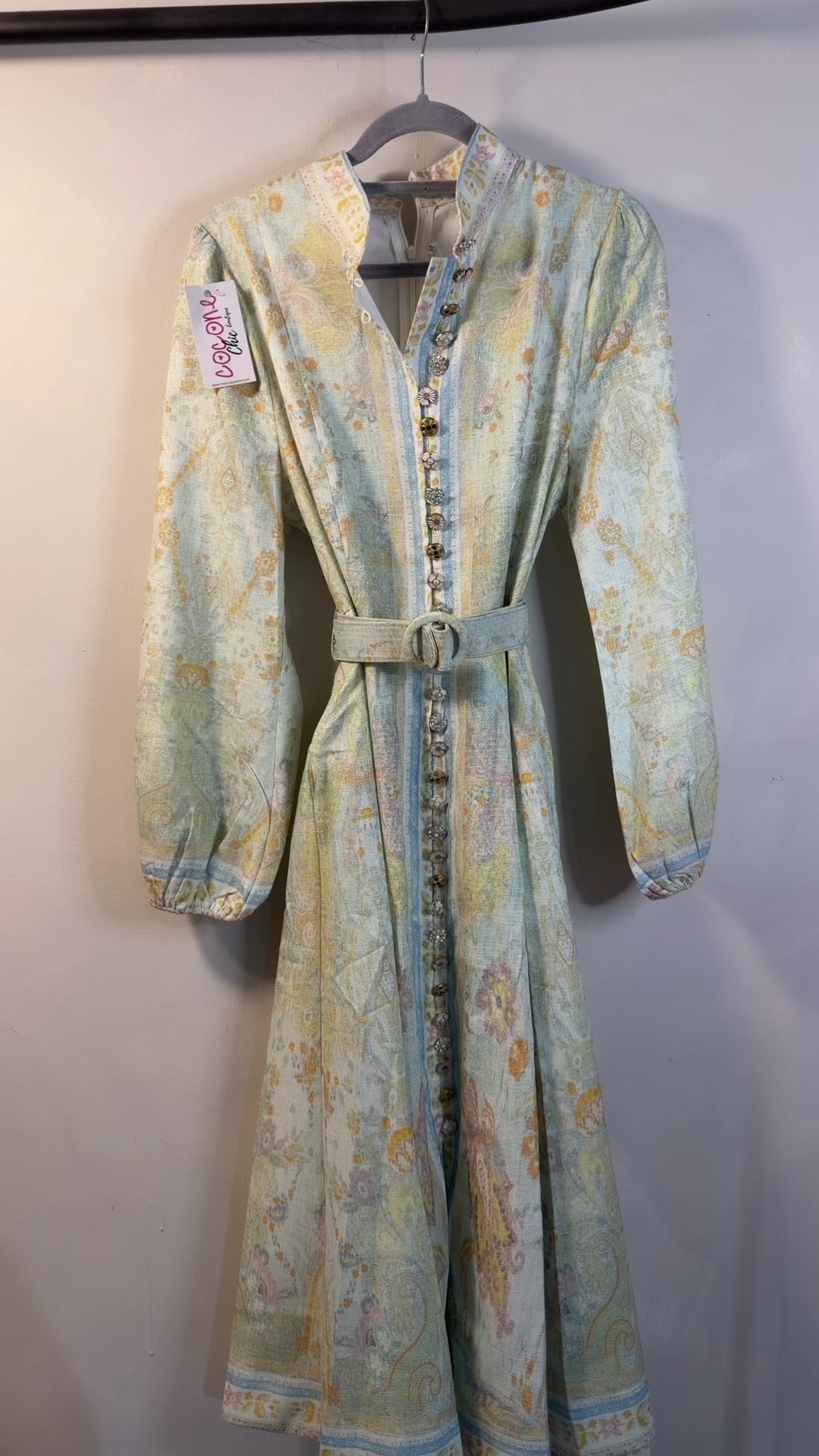 VESTIDO VINTAGE AZUL