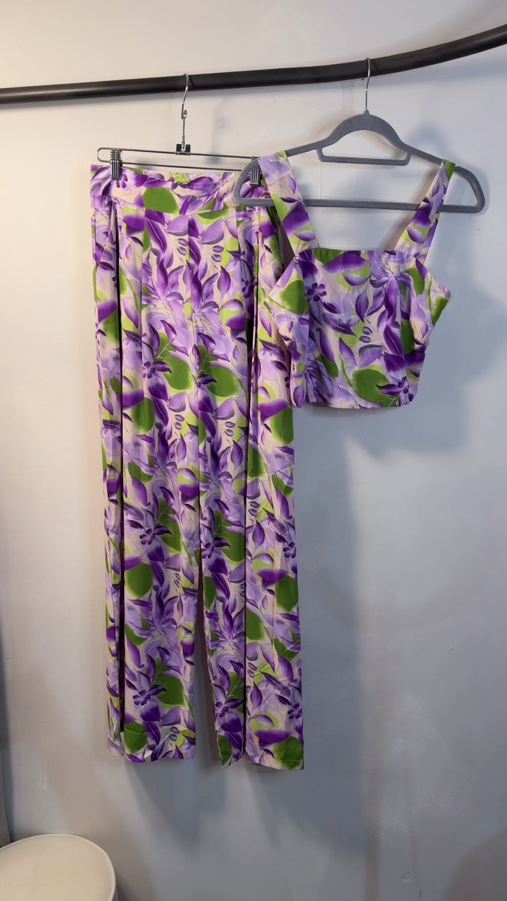 SET FLOREADO LILA