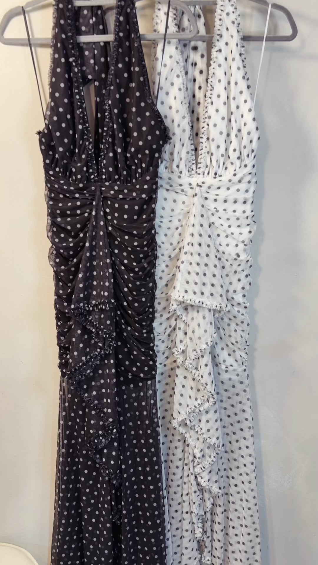 VESTIDO SIRENA MESH POLKA