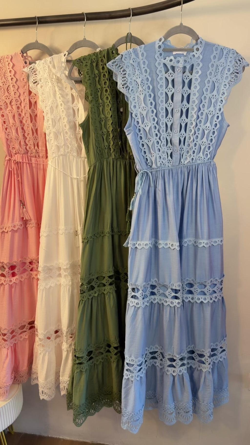 VESTIDO TIPO LINO CROCHET