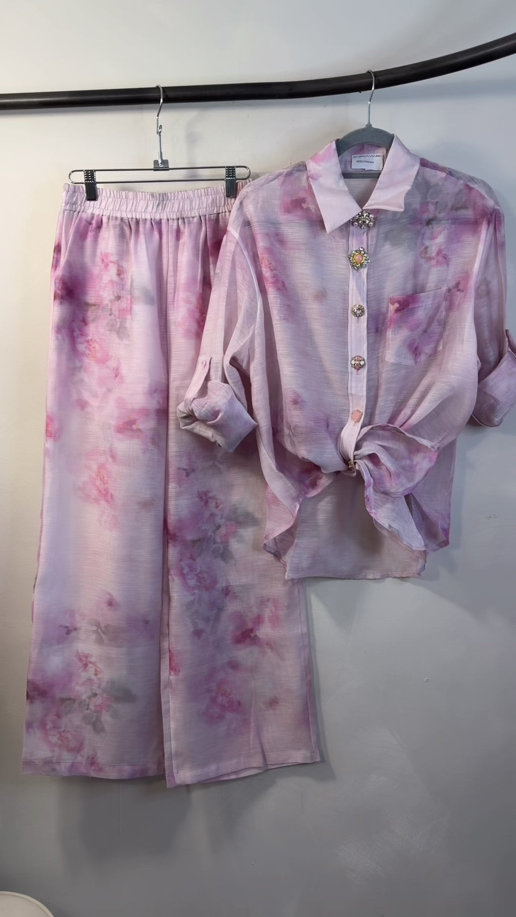 SET PANTALON CAMISA TIE DYE