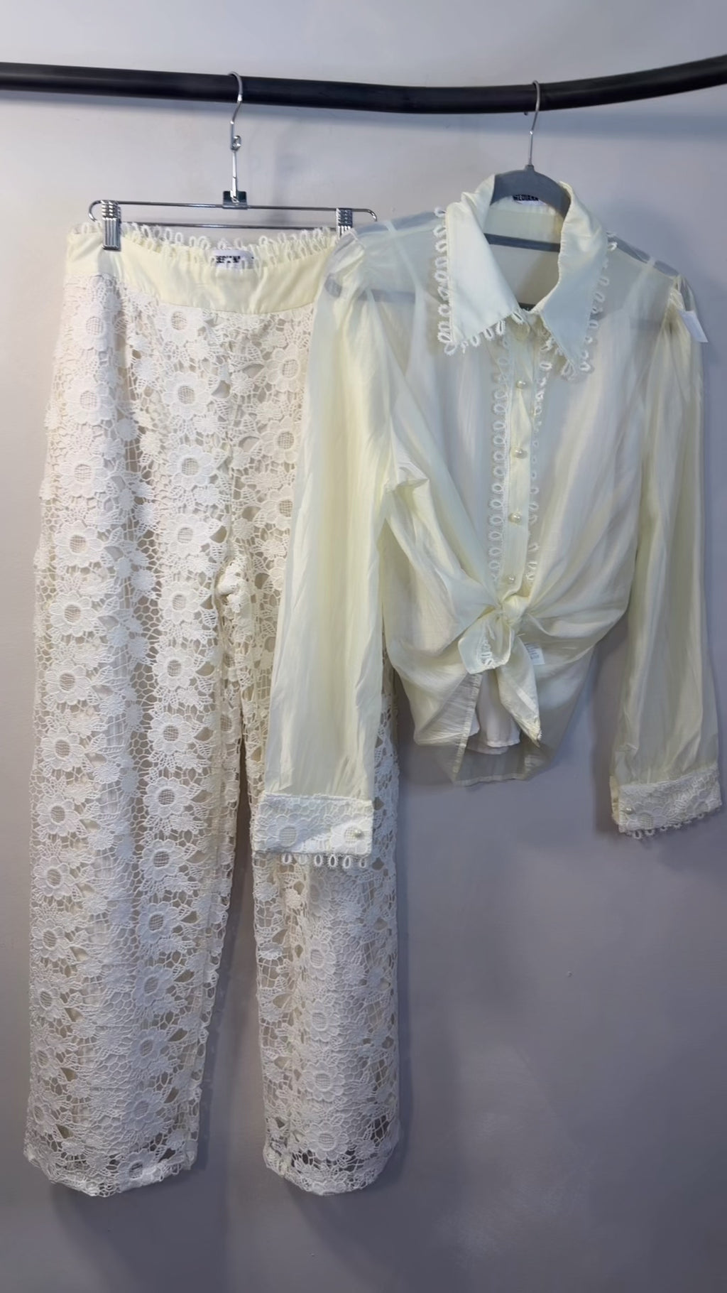 SET CROCHET CAMISA T. SEDA