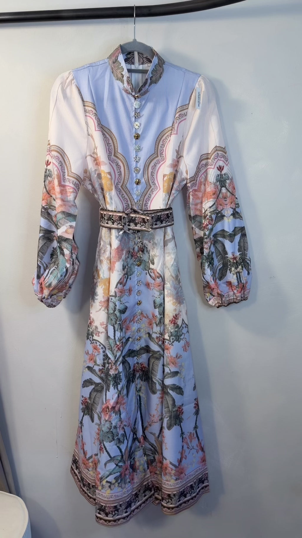 VESTIDO VINTAGE MANGA
