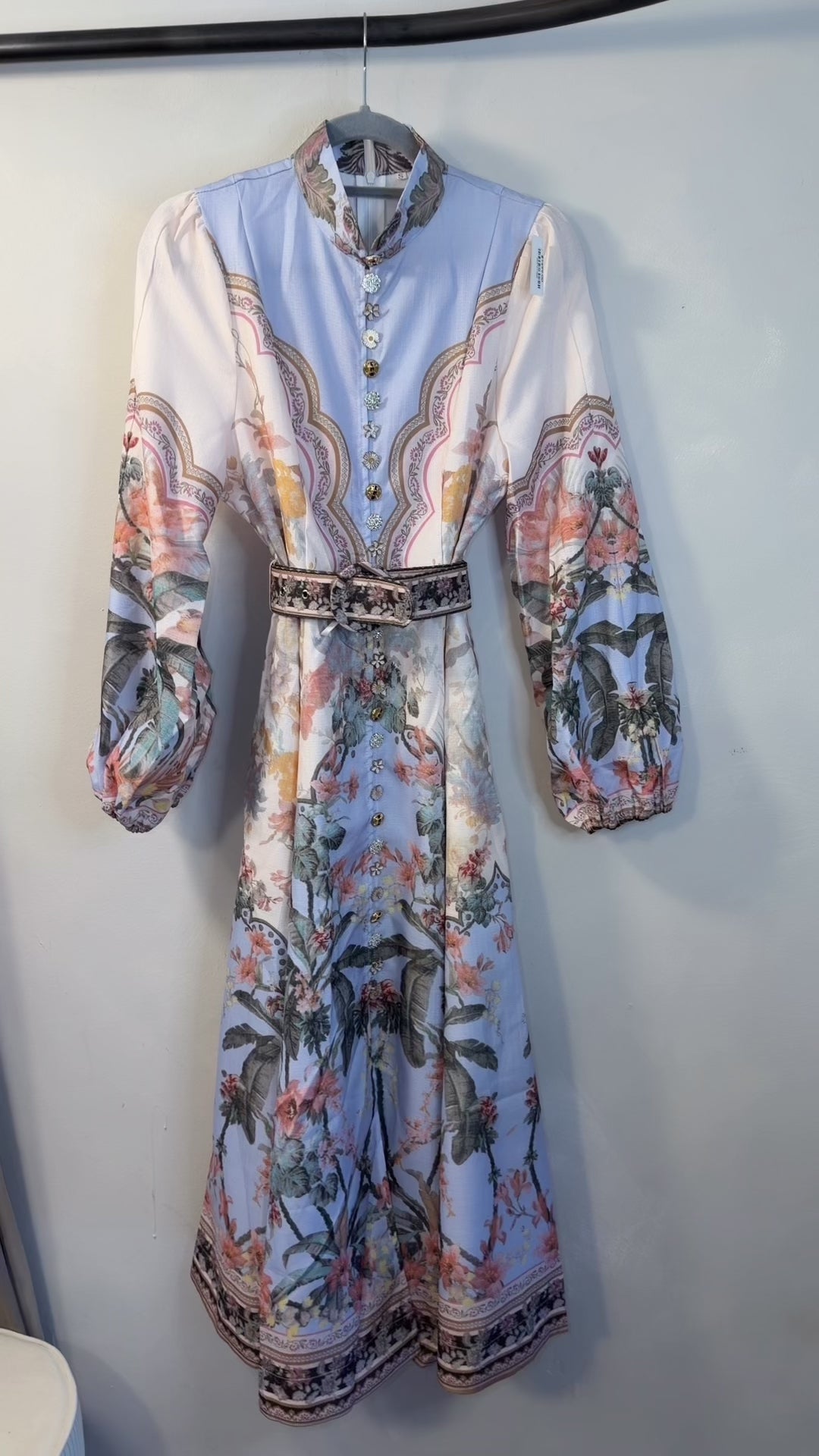 VESTIDO VINTAGE MANGA